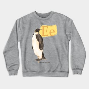 E is for Emperor Penguin Crewneck Sweatshirt